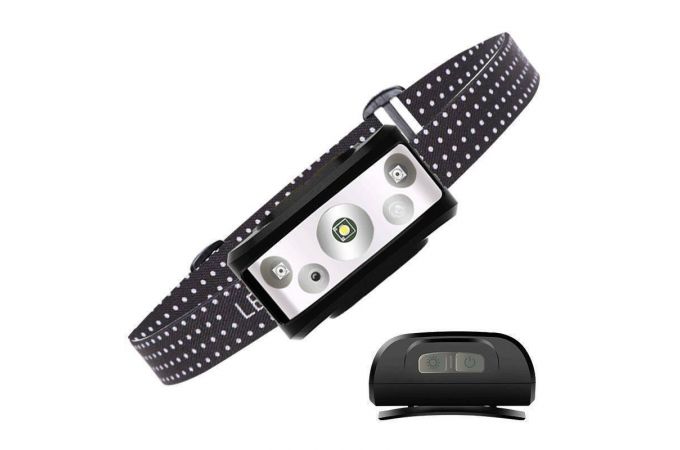 Фонарь налобный Патриот PT-FLG38 (3L, аккум, дат.движ)