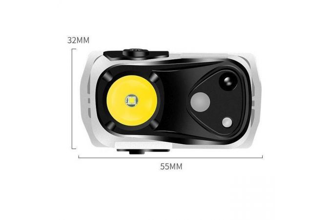 Фонарь налобный Патриот PT-FLG40 (2L, аккум, дат.движ)