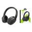 Наушники мониторные беспроводные HOCO DW02 wireless headphones Bluetooth (черный, мятая упаковка)
