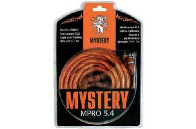 Кабель RCA Mystery MPRO 5.4 Межблочный RCA кабель из меди, 5м, 4шт,