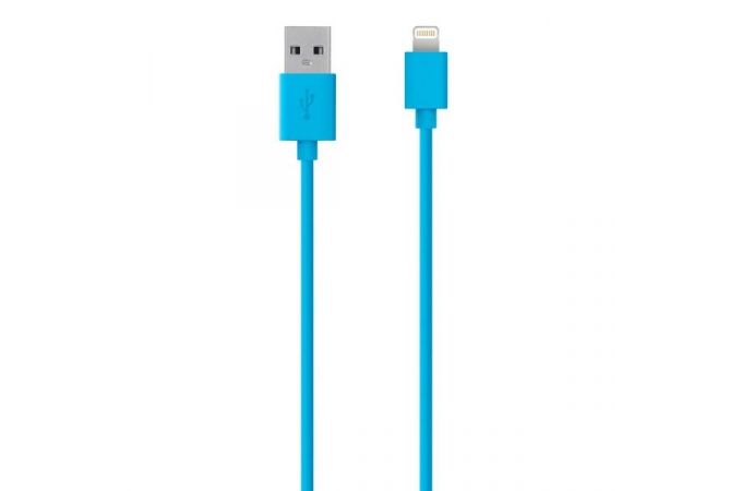 Кабель USB - MicroUSB SMARTBUY iK-12n голубой 1,2м