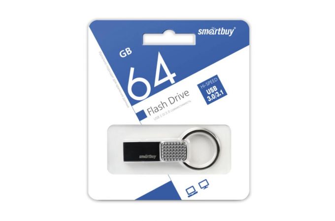 Флешка USB 3.0 SmartBuy 64GB RING (SB64GBRN)