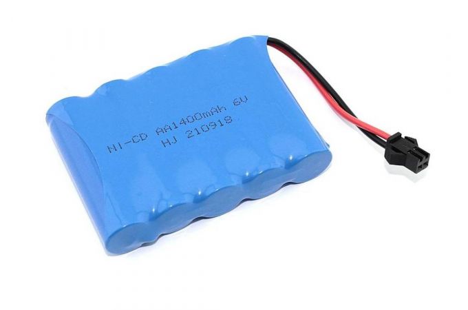 Аккумулятор Ni-Cd 6V 1400 mAh AA Flatpck разъем SM