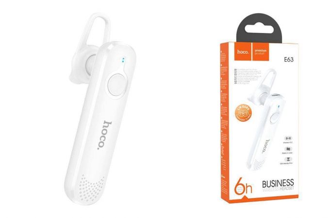 Bluetooth гарнитура HOCO E63 (белый)