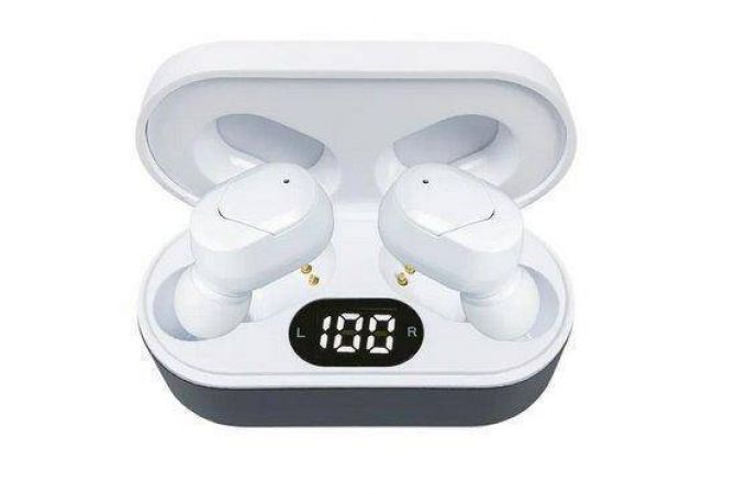 Наушники вакуумные беспроводные W.O.L.T. STN-295 TWS Bluetooth (белый)
