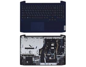 Клавиатура для ноутбука Lenovo Ideapad Gaming 3-15ARH05 топкейс синий