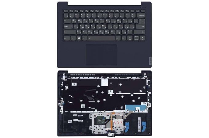 Клавиатура для ноутбука Lenovo IdeaPad S340-14 топкейс dark blue