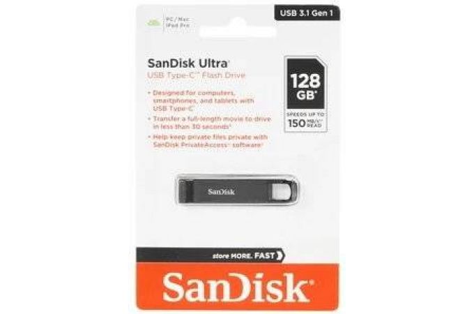 USB флеш накопитель_128 Gb SanDisk Ultra USB Type-C USB 3.1 SDCZ460-128G-G46