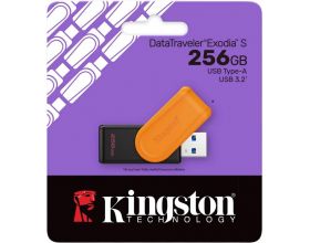 USB флеш накопитель_256 Gb Kingston DT Exodia S черный, оранжевый / DTXS/256GB / USB 3.2