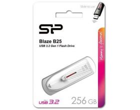 USB флеш накопитель_256 Gb Silicon Power Blaze B25 White USB 3.1 / SP256GBUF3B25V1W