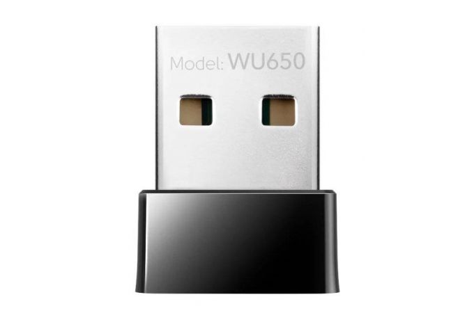 Wi-Fi адаптер Cudy WU650 AC650 USB 2.0, черный