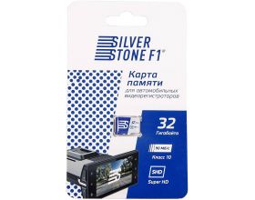 Карта памяти MicroSDHC 32 Gb SilverStone F1 class10 90Mb/s б/ад для видеорегистраторов / U3
