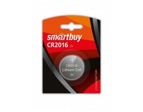 Батарейка литиевая Smartbuy CR2016 BL1 цена за 1 шт