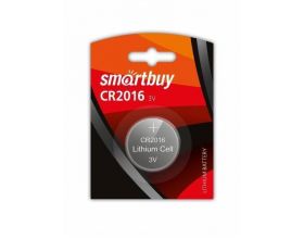 Батарейка литиевая Smartbuy CR2016 BL1 цена за 1 шт