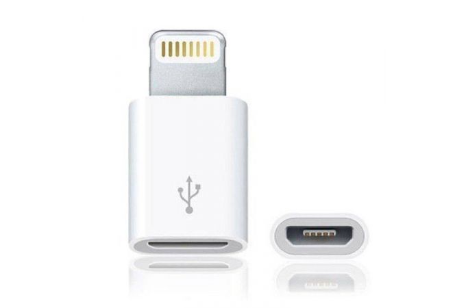 Переходник micro USB на lightning connector