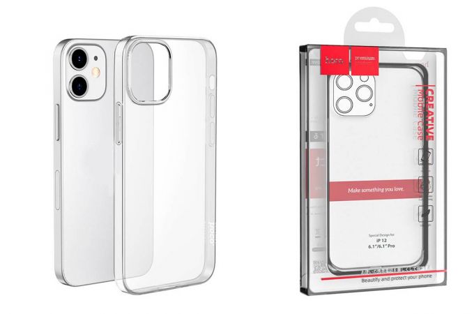 Чехол для iPhone 12 (6,1) HOCO Light series TPU Case тонкий (тонированный)