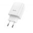 Сетевое зарядное устройство 2USB HOCO C86A Illustrious 2400mAh (белый)