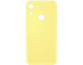 Чехол DF sOriginal-04 Samsung Galaxy A10s (yellow) силиконовый чехол с микрофиброй