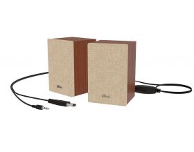 Акустическая система 2.0 Ritmix SP-2054w (бежево-коричневый)