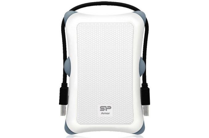 Жесткий диск 2,5" Silicon Power 1Tb A30 Armor White USB 3.1 / SP010TBPHDA30S3W