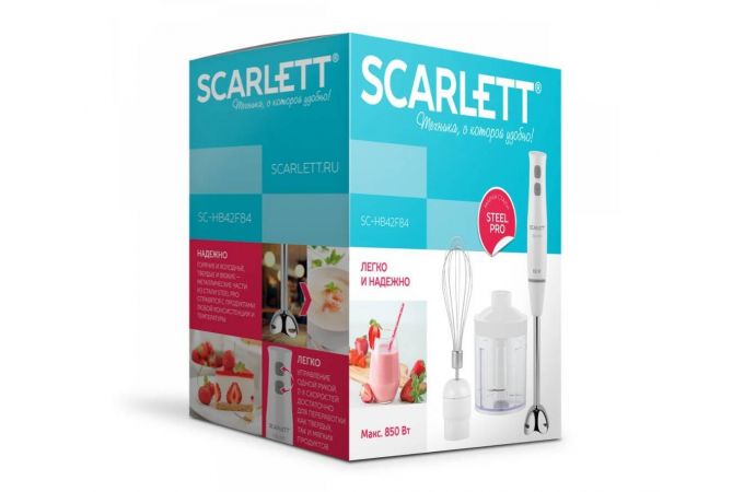 Блендер SCARLETT SC-HB42F84 повр.упак. 850 Вт