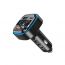 FM-Модулятор XO BCC08 Smart Bluetooth MP3 +5V3.1A Car Charger with Ambient Light (черный)