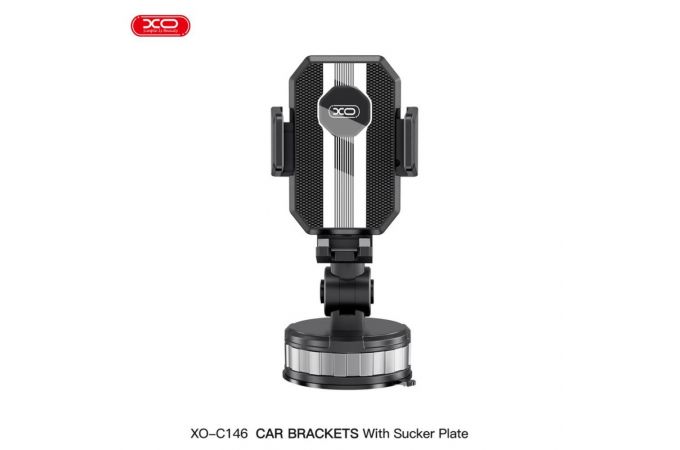 Держатель автомобильный для телефона XO C146 Suction Cup Rotating Cell Phone Holder (черный)