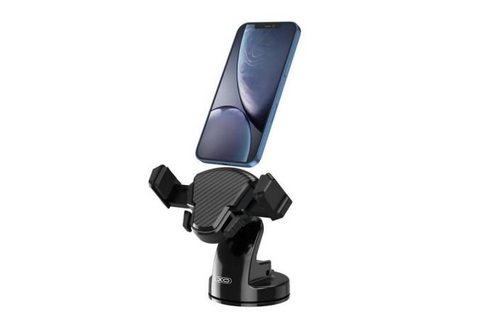 Держатель автомобильный для телефона XO C88 car holder with sucker plate (черный)