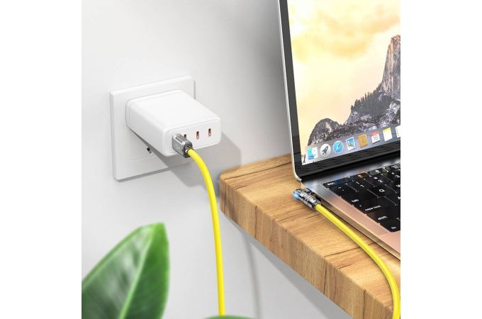 Кабель USB - USB Type-C HOCO U118 Type-C Triumph 100W (черный) 1м