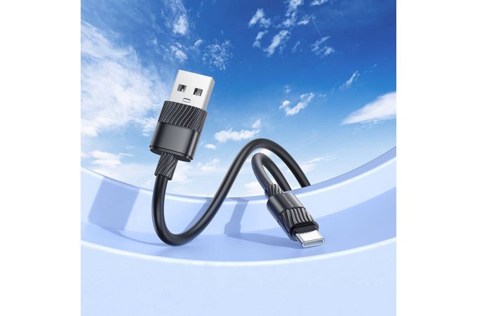 Кабель USB - USB Type-C BOROFONE BX106, (синий) 1м