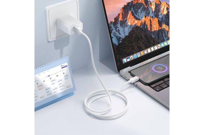 Кабель USB - MicroUSB BOROFONE BX107 2,4A (синий) 1м