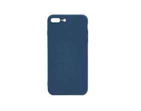 Чехол для iPhone 7 Plus с отверстием под камеры (синий)