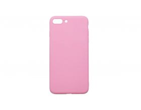 Чехол для iPhone 7 Plus с отверстием под камеры (бледно-розовый)