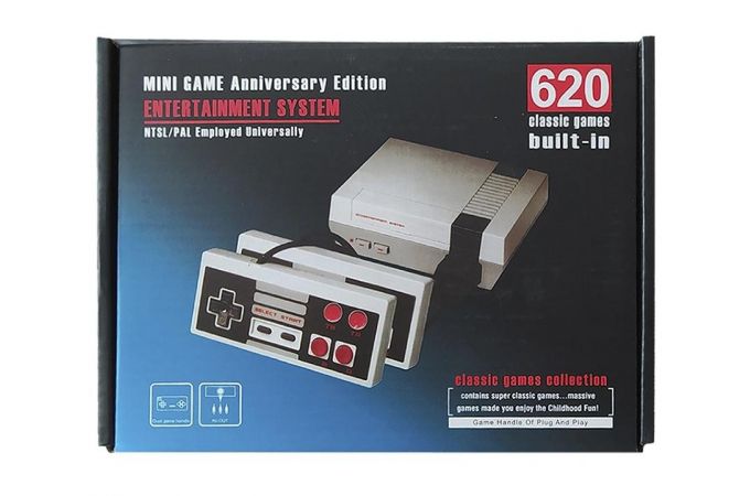 Игровая приставка 8-Bit Retro Nes Mini (620 встроенных игр)