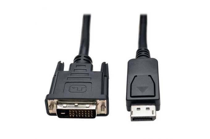 Кабель DisplayPort DP - DVI-D (папа - папа) 1080p 1,8 м черный