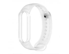 Ремешок силиконовый для XIAOMI MI Band 5/6/7 прозрачный