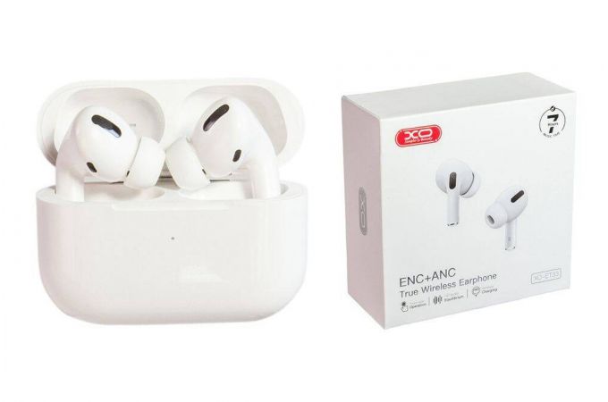 Наушники вакуумные беспроводные XO ET33 Third Generation ANC and ENC Wireless TWS Bluetooth Headphones(with wireless charging function)