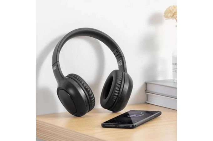 Наушники мониторные беспроводные XO BE35 Elegant Over-Ear Bluetooth Headphones (Чёрные)