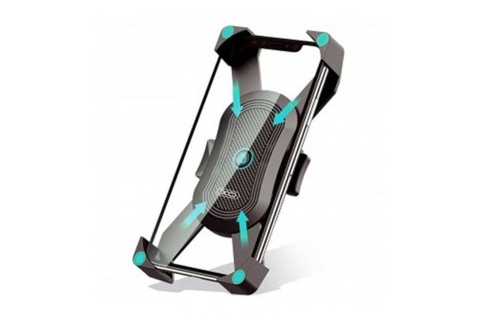 Держатель велосипедный для телефона XO C51 holder for bicycle мото (Черный)