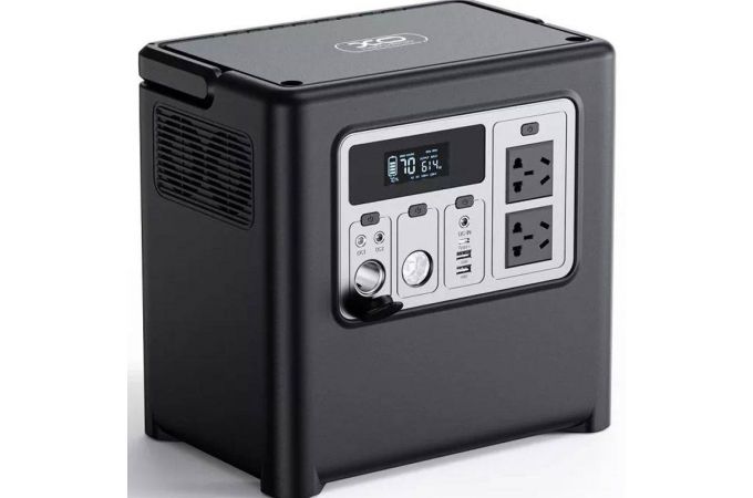 Зарядная станция XO PSA-1200 384000mAh/1229W-h outdoor lighting energy storage power station (Чёрный)