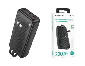 Универсальный дополнительный аккумулятор Power Bank BOROFONE BJ57A Graceful 22.5W+PD20W fully compatible power bank (20000mAh) (черный))