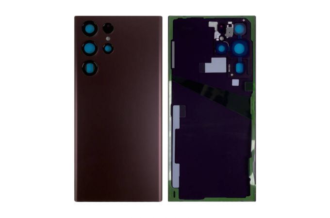 Задняя крышка для Samsung S908B Galaxy S22 Ultra (бордовый) org