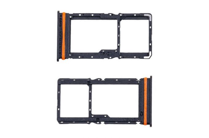 Держатель SIM для Xiaomi Redmi 13 4G (24040RN64Y) (черный)