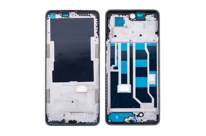 Средняя часть для Realme C67 4G (RMX3890) (рамка дисплея) черный, с разбора