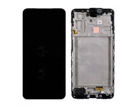 Дисплей для Samsung A175F Galaxy A17 4G Black в сборе с тачскрином + рамка 100%