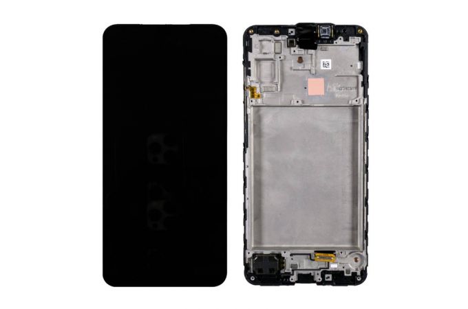 Дисплей для Samsung A175F Galaxy A17 4G Black в сборе с тачскрином + рамка 100%