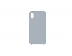 Чехол для iPhone ХS (5.8) Soft Touch (серо-голубой)