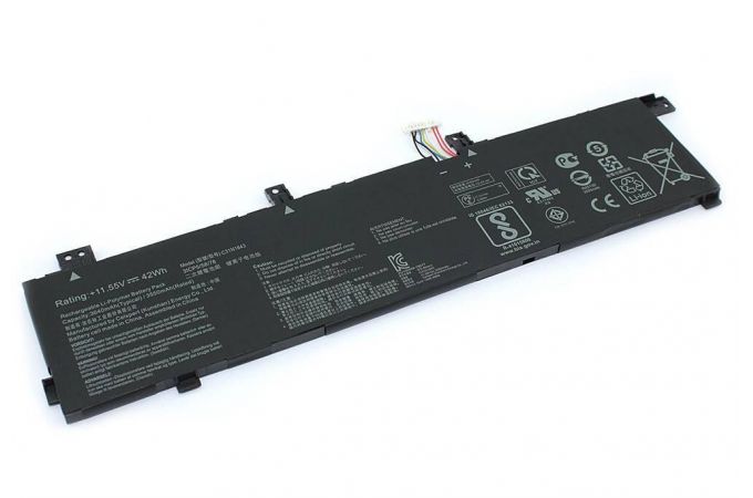 Аккумулятор C31N1843 для ноутбука Asus VivoBook S14 S432, S15 42Wh, 3640mAh, 11.55V