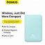 Универсальный дополнительный аккумулятор Power Bank Baseus Magnetic Mini Wireless Charge 5000mAh (20W) Blue