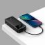 Универсальный дополнительный аккумулятор Power Bank Baseus Bipow Digital Display Fast Charge 30000mAh 20W Black (черный) （Cable USB to Micro 25cm Black (черный)）
